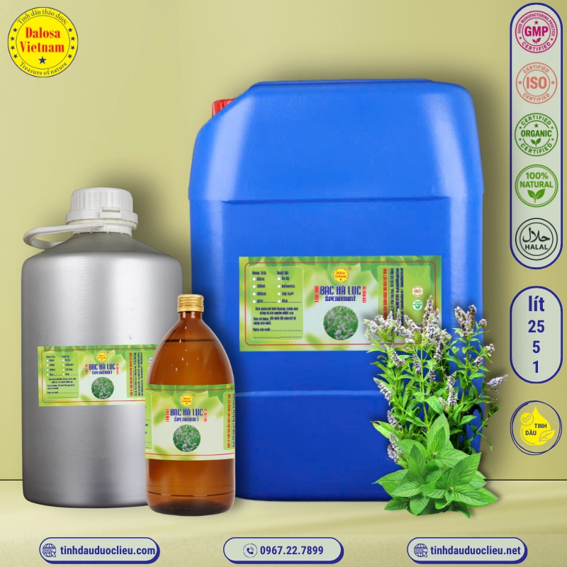 Tinh Dầu Bạc Hà Lục - Spearmint Essential Oil 1 tinh dau bac ha luc – spearmint essential oil 3