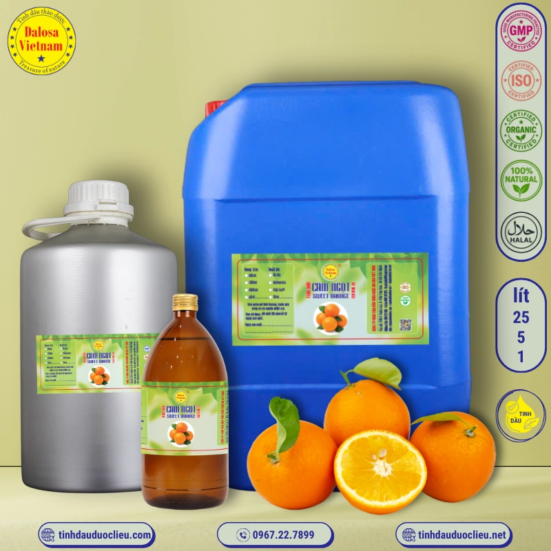 Tinh Dầu Cam Ngọt - Orange Essential Oil 1 tinh dau cam ngot – orange essential oil 3