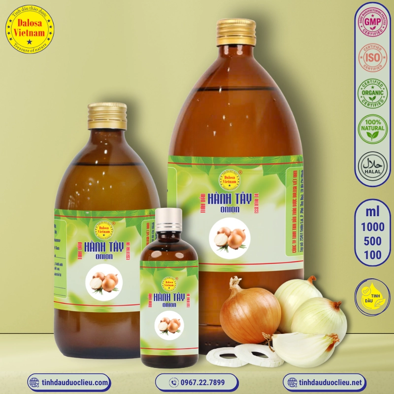 Tinh Dầu Củ Hành Tây - Onion Essential Oil 2 tinh dau cu hanh tay– onion essential oil