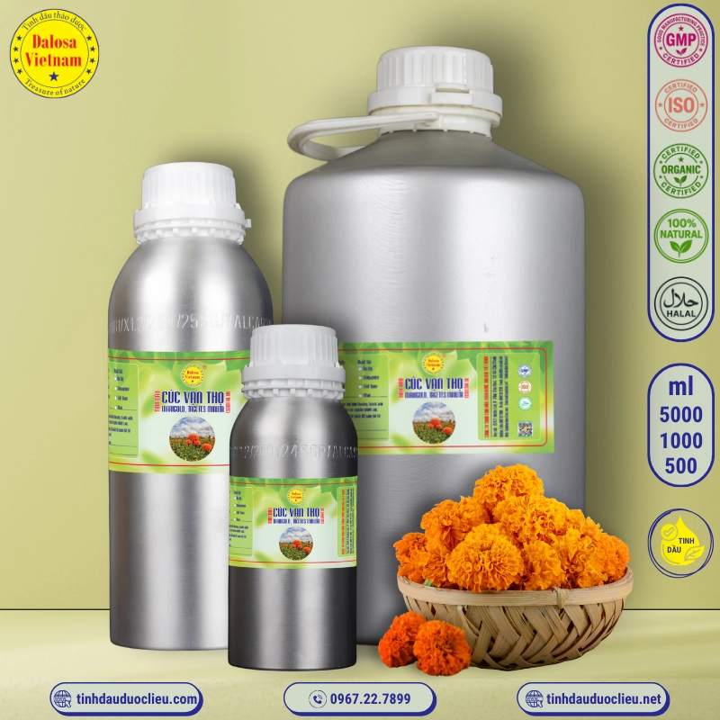 Tinh Dầu Cúc Vạn Thọ - Marigold Essential Oil 2 tinh dau cuc van tho – marigold essential oil 2
