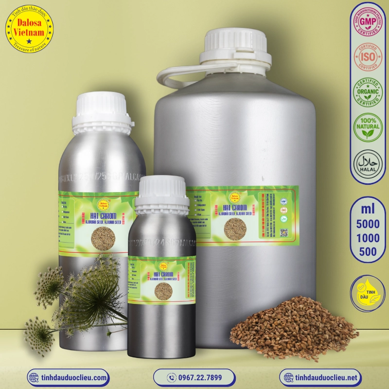 Tinh Dầu Hạt Carom - Ajowan Essential Oil 1 tinh dau hat carom – ajowan essential oil 2