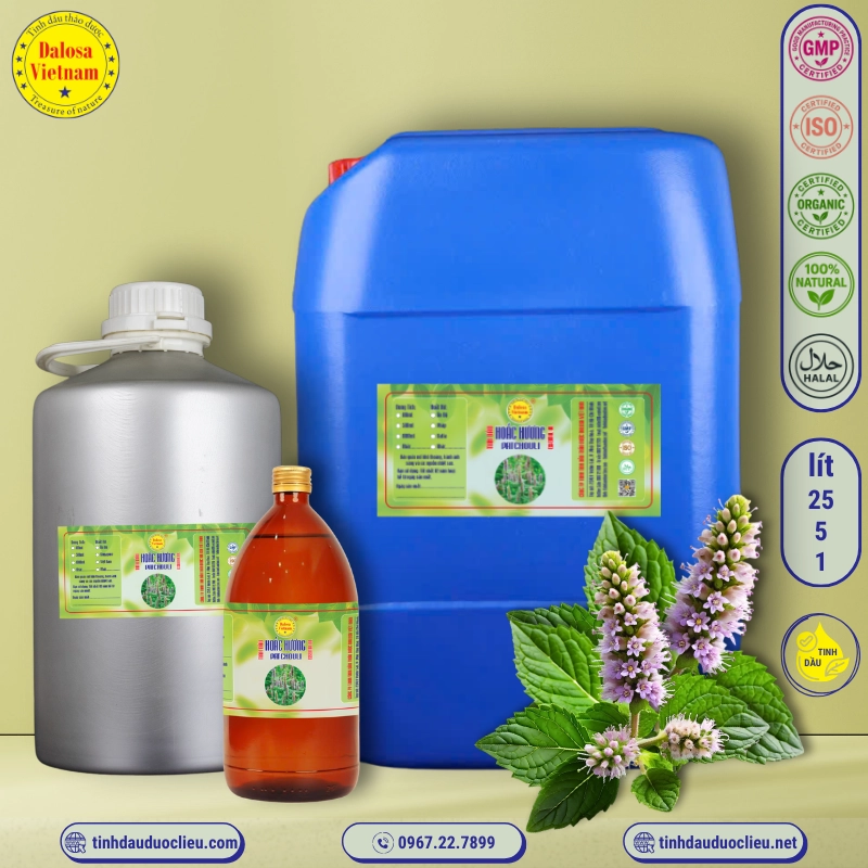 Tinh Dầu Hoắc Hương - Patchouli Essential Oil 3 tinh dau hoac huong patchouli pogostemon cablin essential oil 3