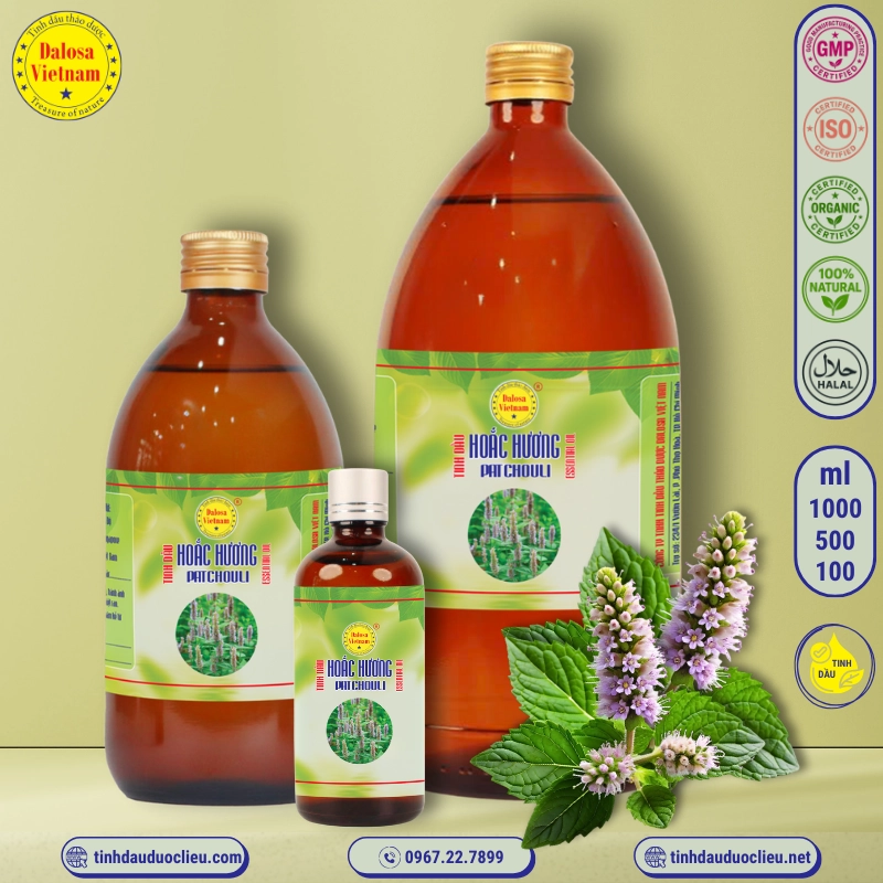 Tinh Dầu Hoắc Hương - Patchouli Essential Oil 1 tinh dau hoac huong patchouli pogostemon cablin essential oil