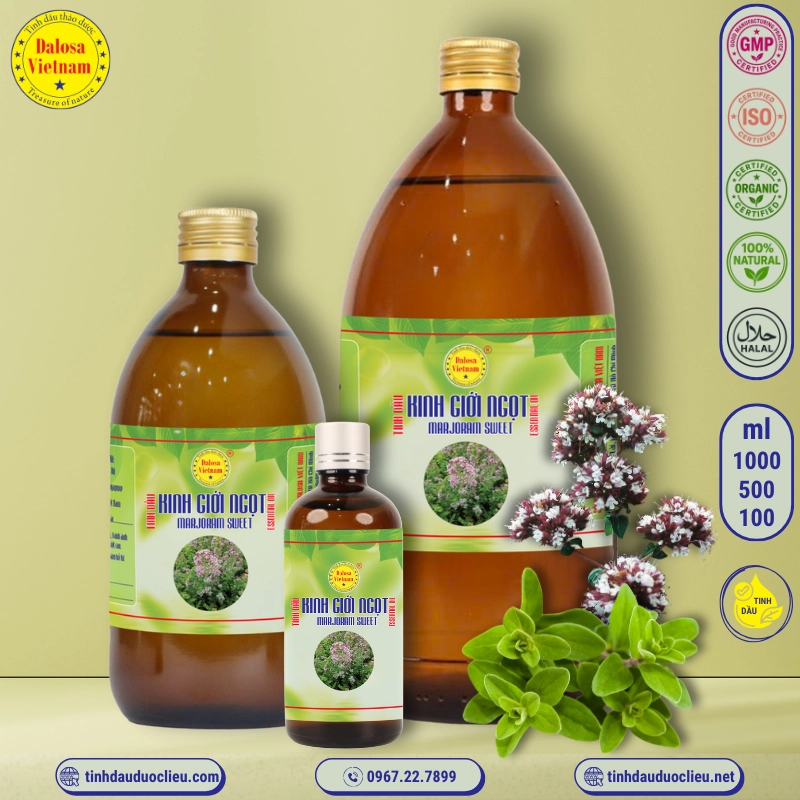 Tinh Dầu Kinh Giới Ngọt - Marjoram Sweet Essential Oil 2 tinh dau kinh gioi ngot marjoram sweet origanum majorana essential oil