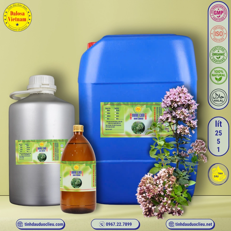 Tinh Dầu Kinh Giới - Oregano Essential Oil 1 tinh dau kinh gioi oregano origanum vulgare essential oil 3
