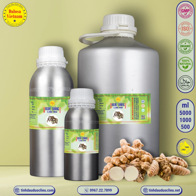 Tinh Dầu Nghệ Trắng - Ezhu You Essential Oil 1 tinh dau nghe trang ezhu you curcuma aromatica curcuma aromatica salisb essential oil 2