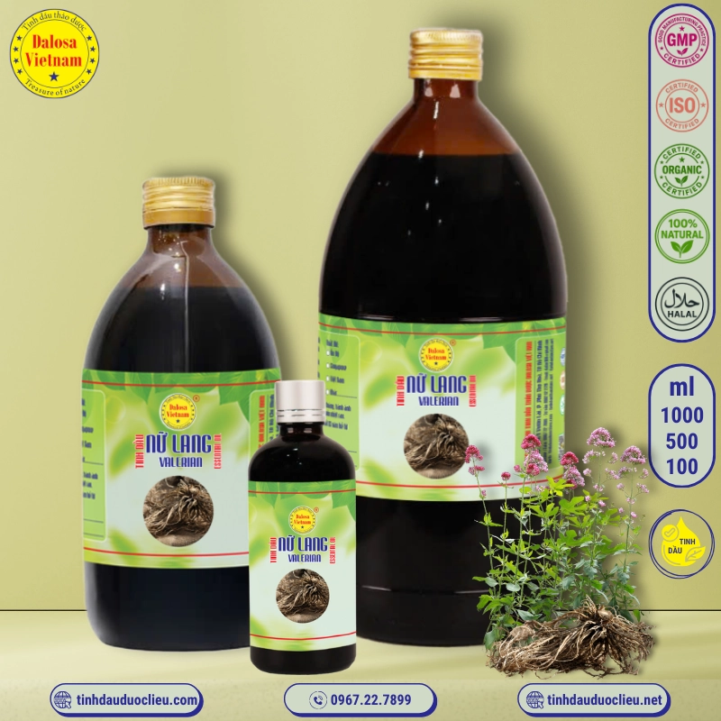 Tinh Dầu Nữ Lang - Valerian Essential Oil 1 tinh dau nu lang valerian valerian valenriana officinalis essential oil