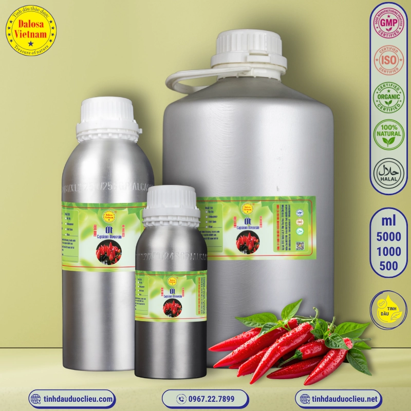 Tinh Dầu Ớt - Capsicum Essential Oil 2 tinh dau ot capsicum capsicum oleoresin capsicum frutescens essential oil 2