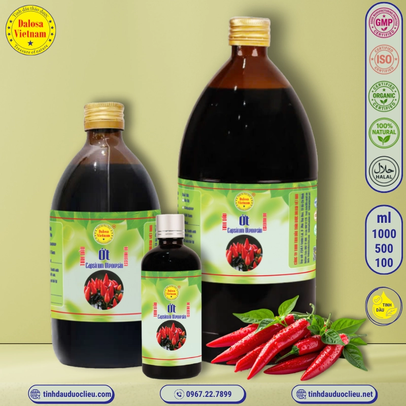 Tinh Dầu Ớt - Capsicum Essential Oil 1 tinh dau ot capsicum capsicum oleoresin capsicum frutescens essential oil