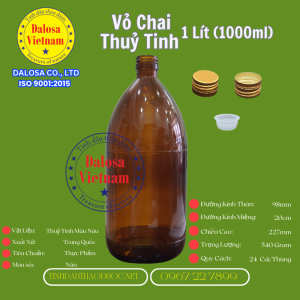 Vỏ Chai Thuỷ Tinh 1000ml